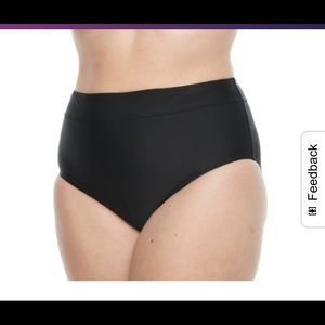 Croft and Barrow Semi High Waist Panty Bikini NWT